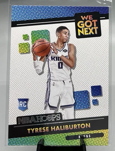 TYRESE HALIBURTON 2020-21 NBA HOOPS WE GOT NEXT #12 RC ROOKIE KINGS MINT A