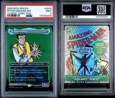 2025 MTG SPIDER-MAN BORDERLESS-FOIL AMAZING SPIDER-MAN/PETER