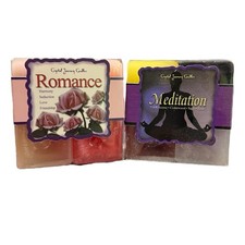 Crystal Journey Herbal Magic Charged Candle Gift Set Lot Of 2 Made in USA