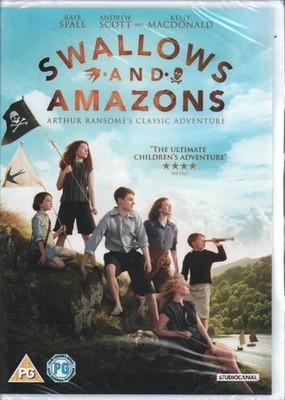 Swallows and Amazons (Film) Self-Titled DVD UK Studio Canal 2016 Brand new and