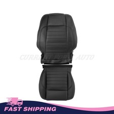 2010 To 2014 Fit Ford Mustang Gt V6 V8 Coupe Driver Bottom Top Seat Cover Black 2010 To 2014 Fit Ford Mustang Gt V6 V8 Coupe Driver Bottom Top Seat Cover Black