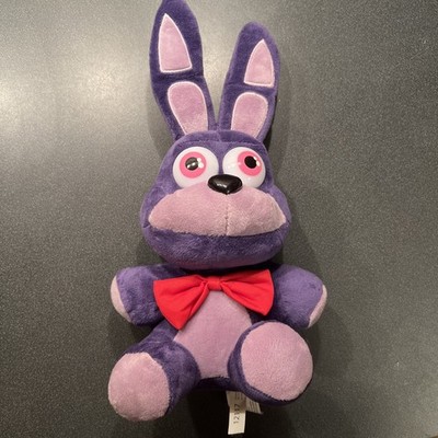 Five Nights at Freddy's Bonnie Purple Rabbit Plush Red Bow Tie
