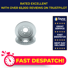 2x Brake Discs Pair Vented fits BMW Z4 E89 2.0 Rear 11 to 16 N20B20A 300mm Set