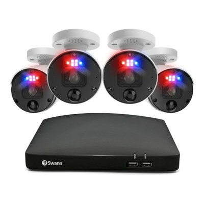 Swann CCTV System NVR 8-8780 8 Kanal 2TB 4 x 12MP NHD-1200BE Kameras 890104