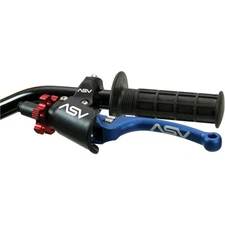ASV C6 Pro Clutch Lever - Blue, Shorty CDC606YPX-SB