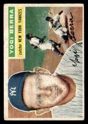 1956 Topps #110b Yogi Berra - Low Grade *TedsCardShack*