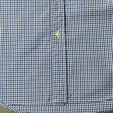 Vintage Ralph Lauren Blue Check Cotton Shirt for Men