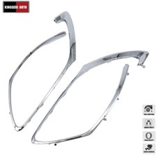 Pair Rhlh 8111630b80 Headlight Bezel Ring Trim For Lexus Gs300 Gs430 2005-201