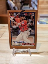 2026 Topps Series 1 Brice Matthews 1991 Anniversary GOLD /50 AUTO On Card Astros