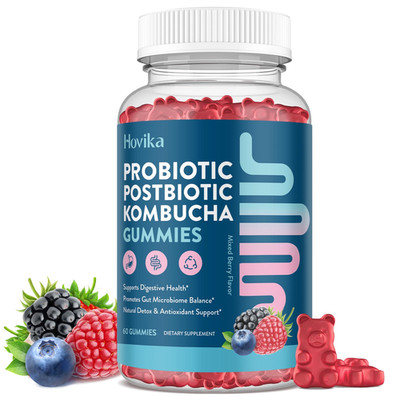 Hovika Probiotic Kombucha Gummies For Digestive Health - Synergy Kombucha