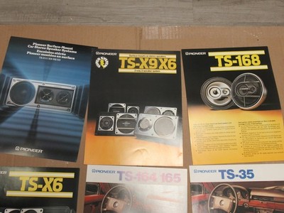 Pioneer 7 Car Stereo Speaker TS-X11 TS-X9 TSX6 TS-168 Vintage