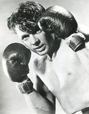 Audie Murphy Shirtless and Boxing Gloves 4x6 PHOTO PRINT