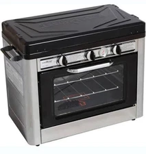 Camp Chef Outdoor Camp Oven, Black/Silver, 31" H x 24" W x 18" L