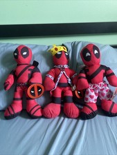 Goodstuff Toys Marvel Deadpools 3 Of 3 Complete Set Plush Dolls 12-13  . 2024 