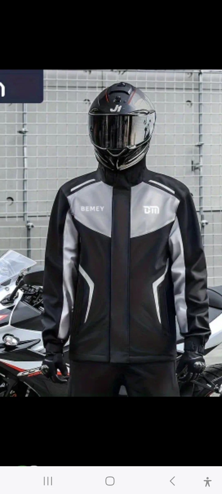 Rain Suit for Men Women Jackets Pant Gear Waterproof motorcycle hivis