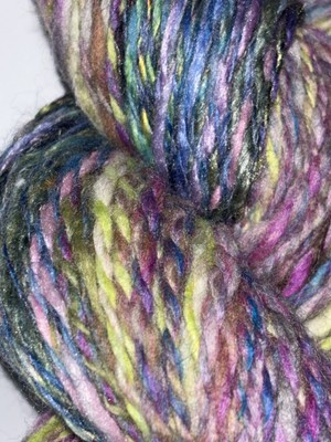Handspun Yarn made from project remnants