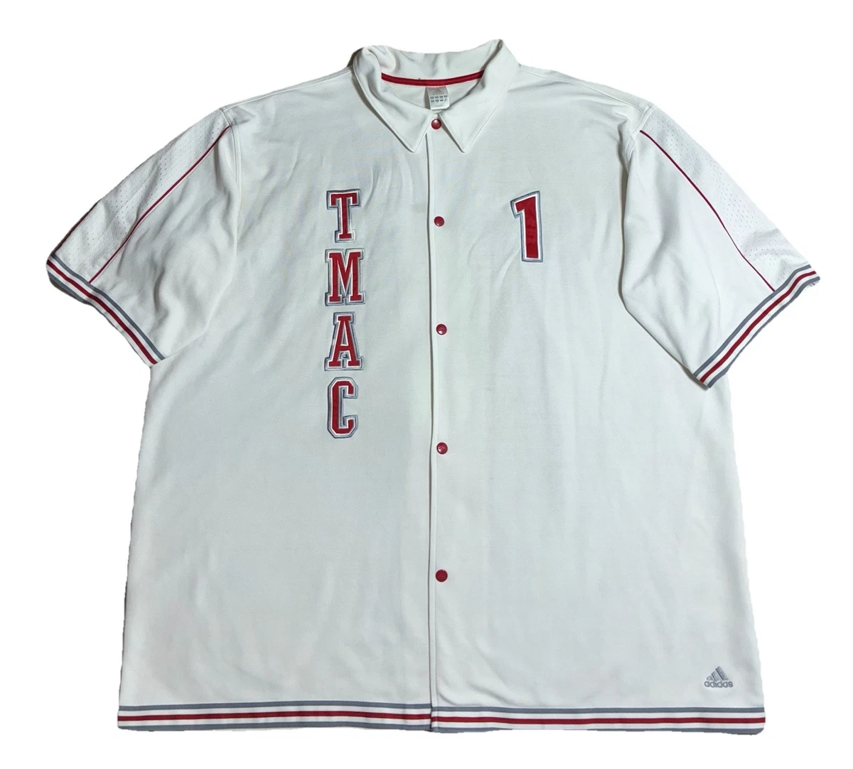 T-MAC U.S.A. Tracy McGrady シャツ Rare Vintage Tracy McGrady T-Mac Logo Adidas T-Shirt Men's Small