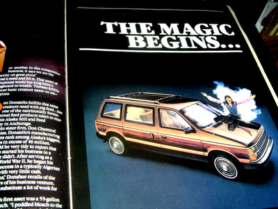 Chrysler-Plymouth Spectator Magazine winter 1984 all about the voyager wagon