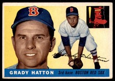 1955 Topps #131 Grady Hatton Very Good Red Sox            ID:220129