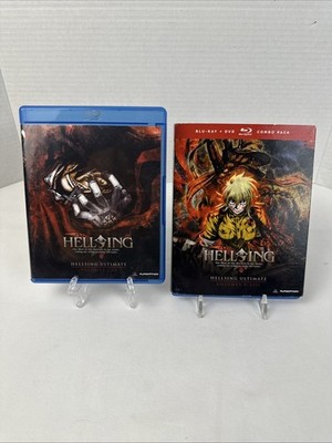 Hellsing Ultimate Series Collection Blu-Ray DVD Volumes I Through 8 Clean Disc