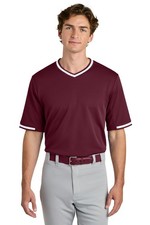 ST221 Sport-Tek Tough Mesh V-Neck Baseball Jersey