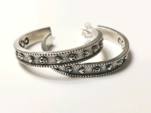 Queen Baby Queen Baby Sterling Silver Hoop Earrings
