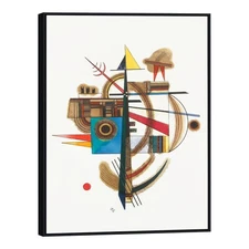 INVIN ART Framed Canvas Giclee Print Art Series 5 by Wassily Kandinsky Wall Art