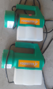 Lot of 2: Fogmaster Jr UTILITY FOGGER Live Show Stage Performance 533010CA