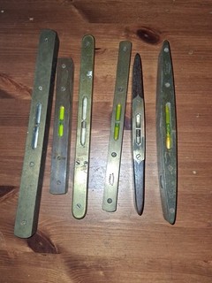 6 Vintage Spirit Levels