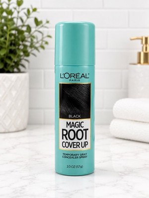 L'Oreal Paris Magic Root Cover Up Black 2.0oz - New