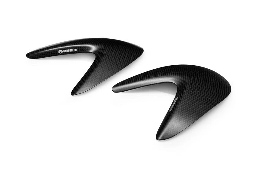 Deslizadores de tanque de fibra de carbono para Ducati Monster 797/659/821/1200/1200S Foto 2 de 3