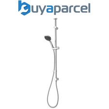 Triton Single Outlet Ceiling Fed Shower Riser Rail Exposed for Mixer Showers