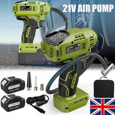 150PSI Cordless Electric Car Air Compressor Tyre with Battery Inflator LCD Pump