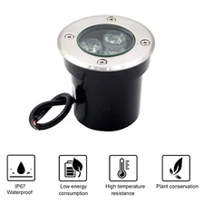 LED Underground Light inground Lamp Outdoor Garden Path Landscape IP65 AC85-265V