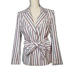 Marciano Women's Giselle Blazer Striped Sz Us Small Eu40