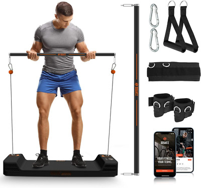 Apollo Board Mini: 150Lb Resistance Smart Cable Machine, Functional Trainer for