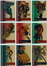 JUEGO DE 10 ANIMACIÓN SUSPENDIDA X MEN FLEER ULTRA 95