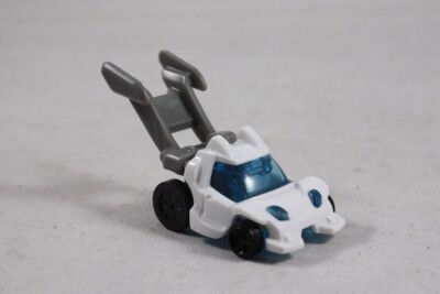 ~ KINDER Joy - Surprise Eggs Toy - SD011- PULL BACK RACING car White