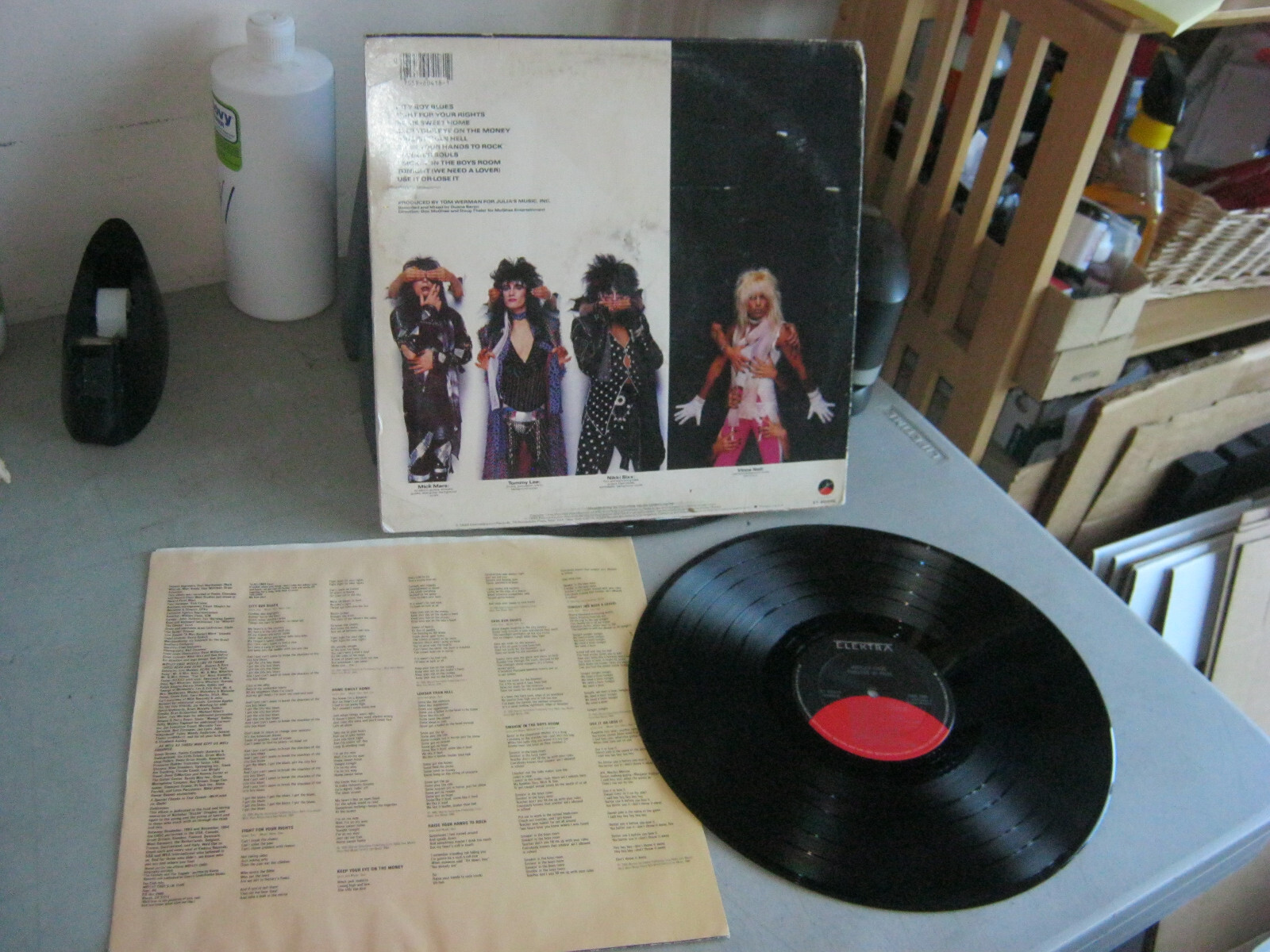 MOTLEY CRUE ~  Theatre Of Pain [LP] 1985 ELEKTRA/ASYLUM RECORDS