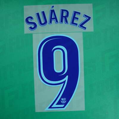 Flocage Officiel FC Barcelone – Suarez 2017/2018 – Domicile Orange – Neuf