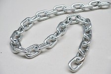 6m *10mm Chain Bright Galvanized welded round link chain Rigging Lifting 