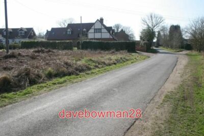 PHOTO  HAZELEY LOOKING SOUTH TOWARDS THE TINY VILLAGE OF HAZELEY JUST ABOUT MID-