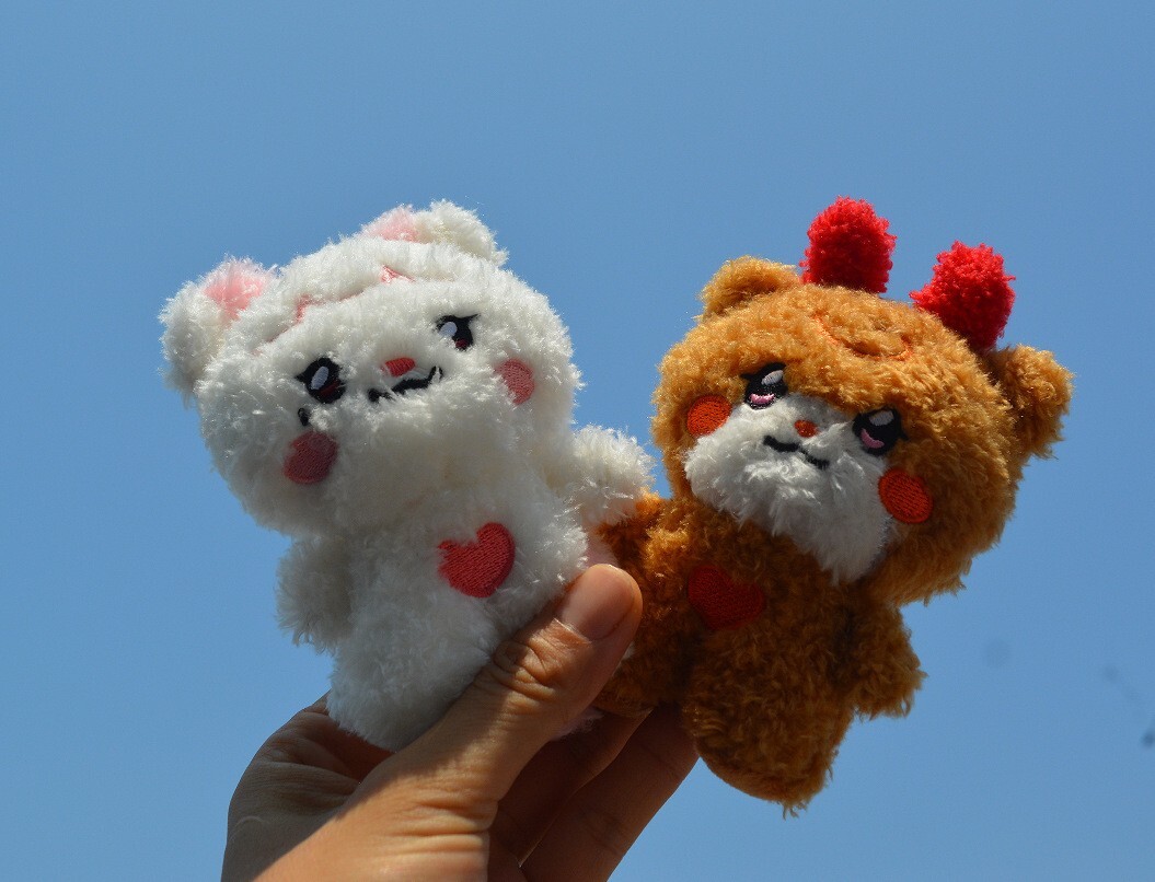 Kpop GIDLE I SWAY KLAXON Plush Keychain Doll Minini YUQI