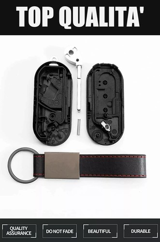 telecomando chiave 3 tasti per fiat panda 500l punto panda bravo guscio cover - Foto 2 di 5
