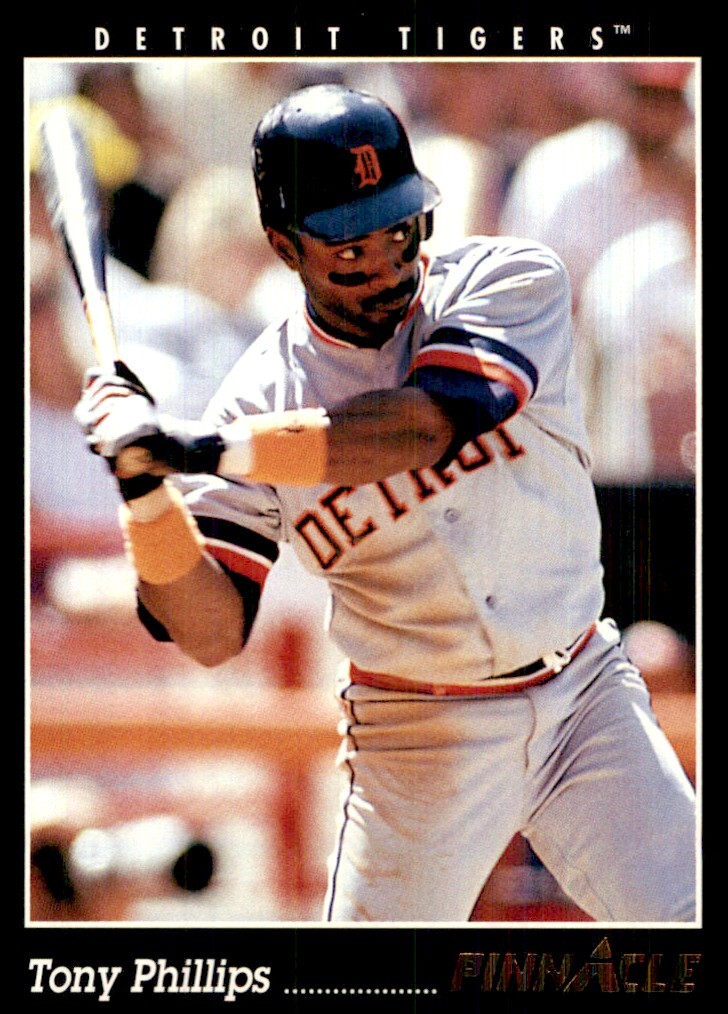 1993 Pinnacle Tony Phillips Detroit Tigers #406 | eBay