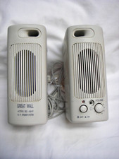 Vintage Great Wall DC-691P Computer Hi-Fi Speaker System Ivory-Used