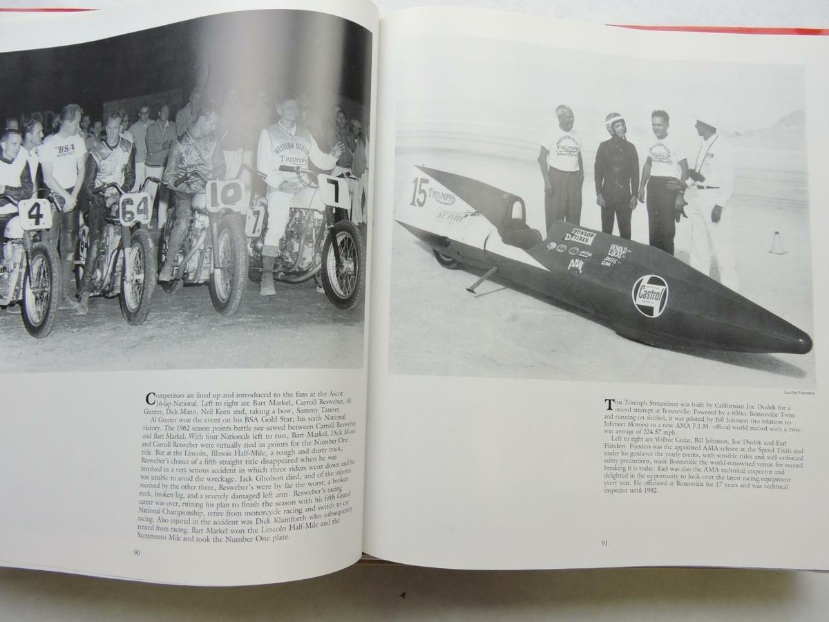 1940-1980 American Racer Stephen Wright Harley Indian AMA B11081