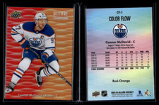 2023-24 Upper Deck Allure Red-Orange Color Flow #CF-1 Connor McDavid