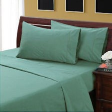 Teal Solid King 4 Piece Bed Sheet Set 1000 Thread Count 100 Egyptian Cotton