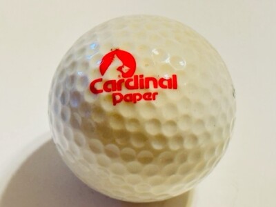 Golf Ball w/ Logo - Cardinal Paper